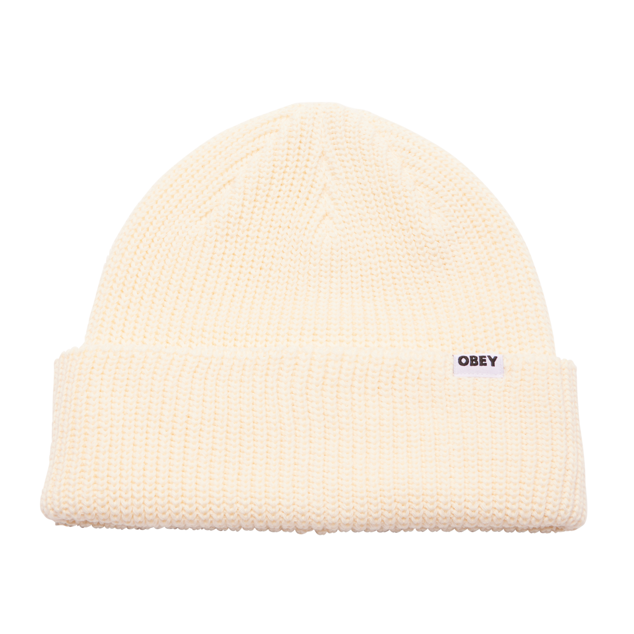 Obey Bold Organic Beanie - Unbleached
