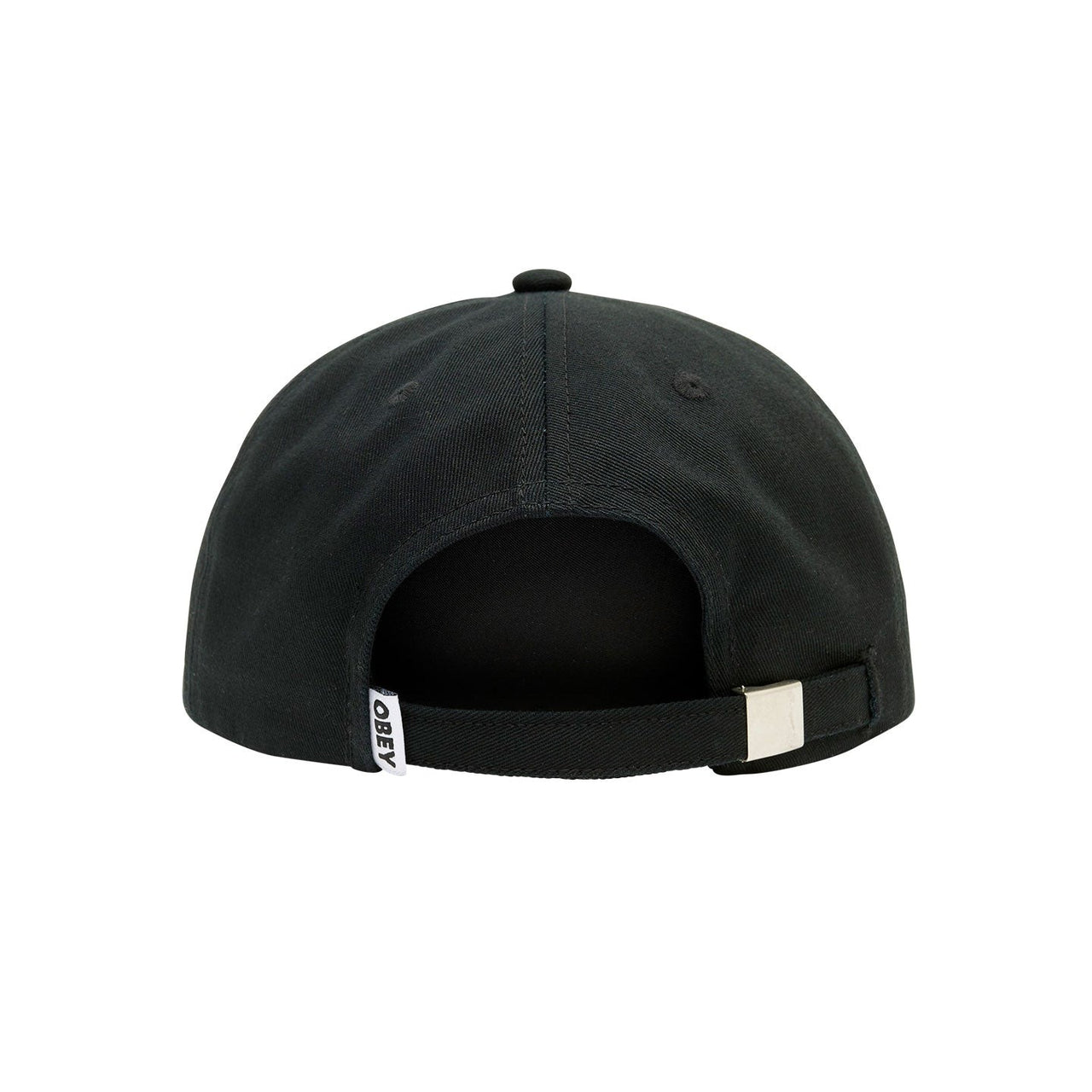 Obey Bold Twill 6 Panel Strapback - Black