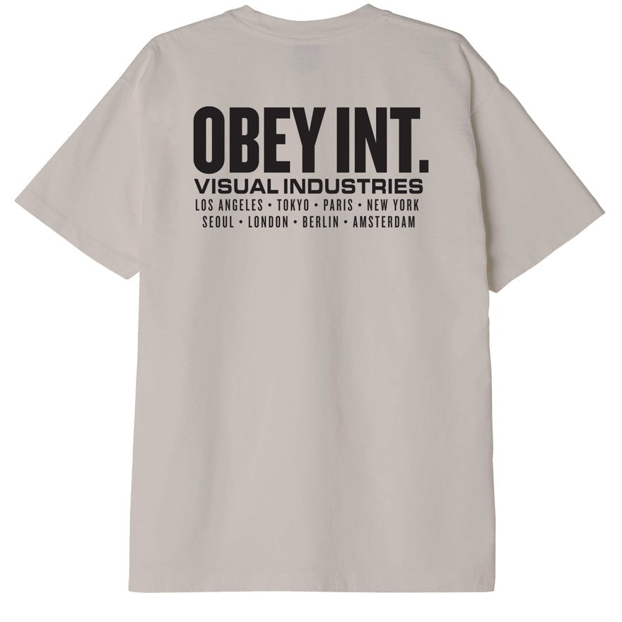 Int. Visual Industries Heavyweight T-Shirt - Silver Grey