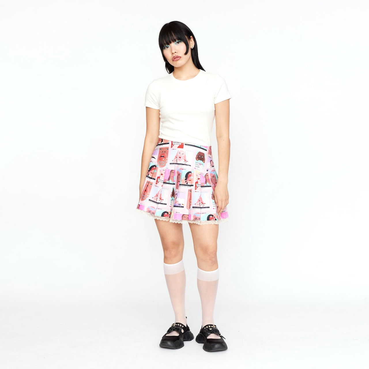Lazy Oaf x Laura Callaghan Mini Skirt