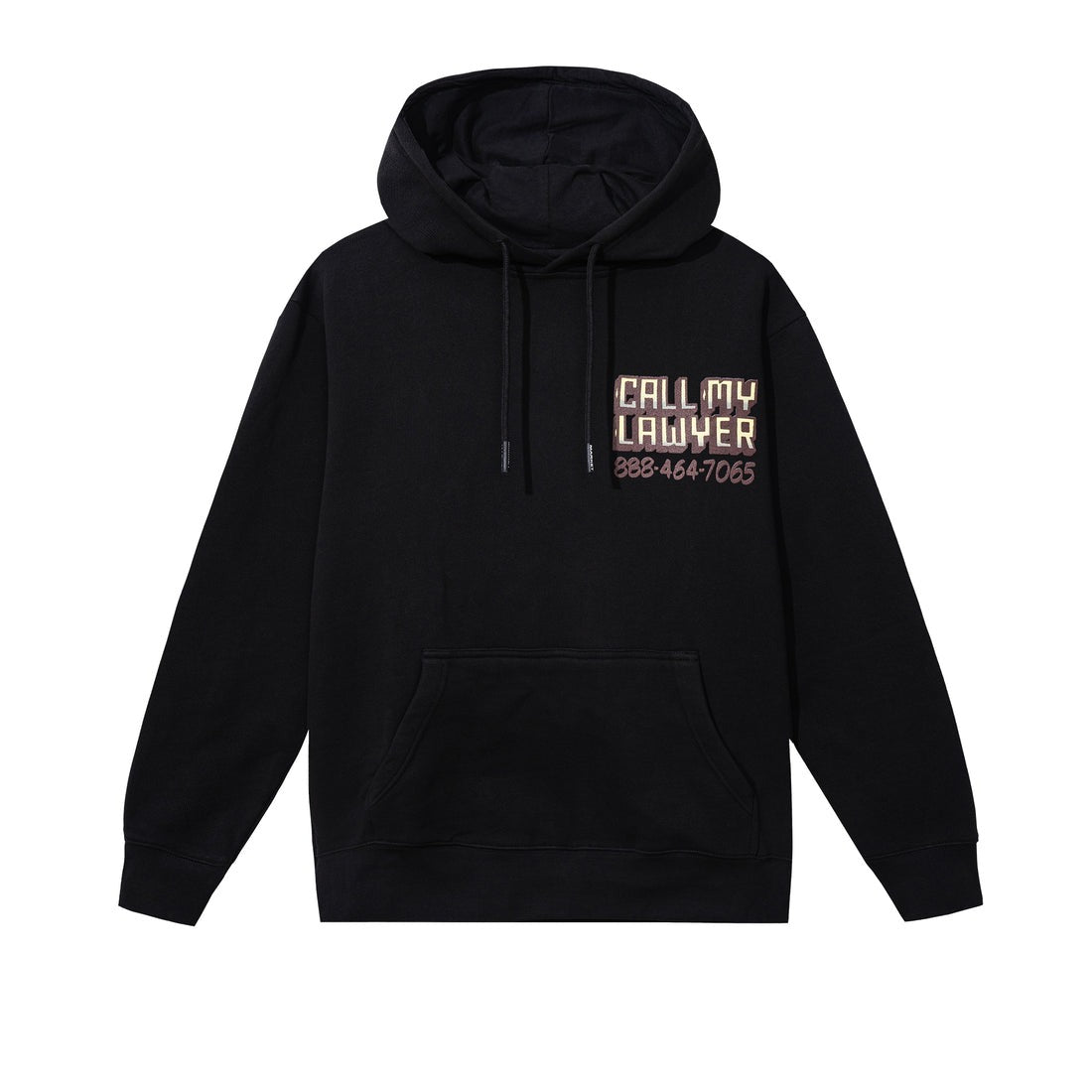 Call My Lawyer Sign Hoodie - Black