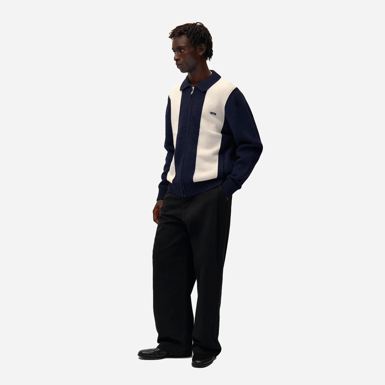 Arte Cardigan - Blue / White