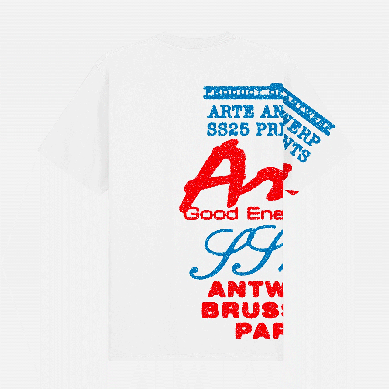 Arte Side Print T-Shirt - White