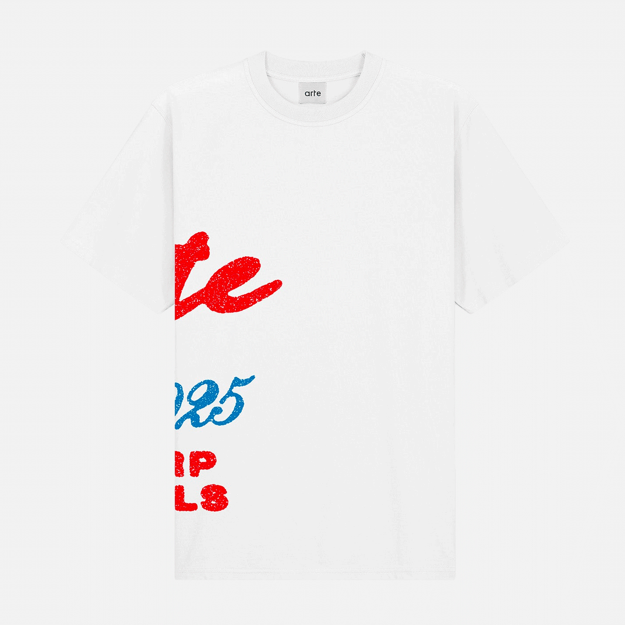 Arte Side Print T-Shirt - White