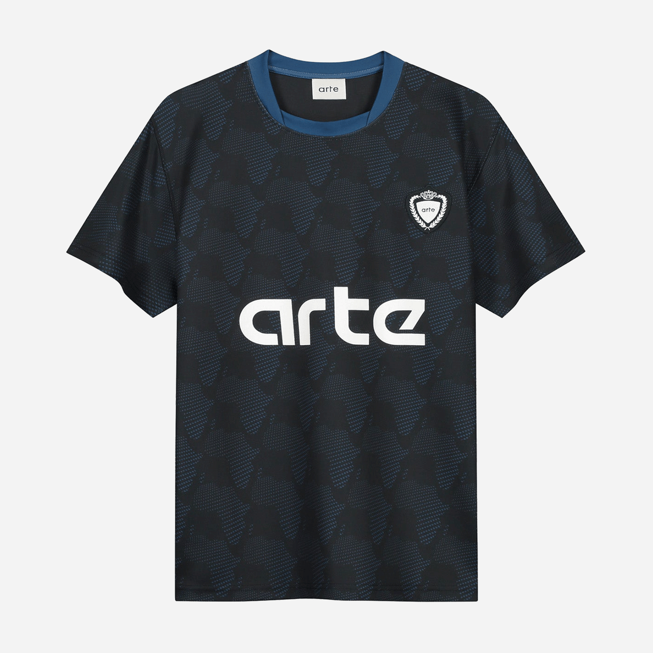 Arte Footbal T-Shirt - Black / Navy