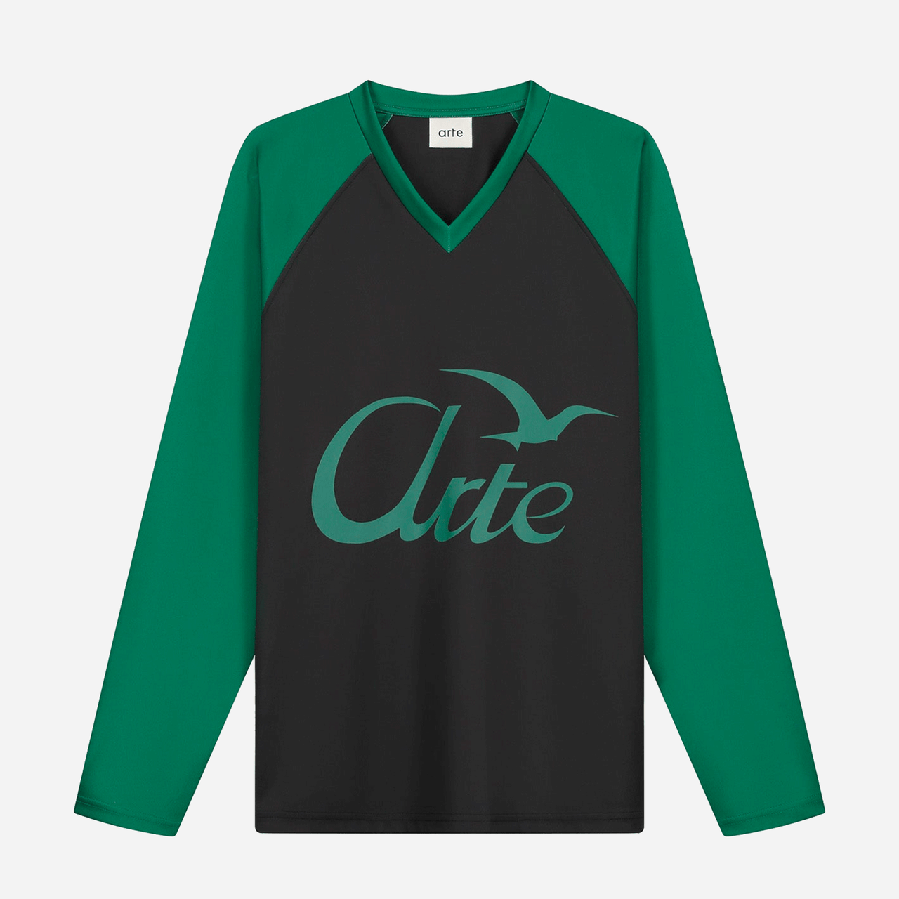 Arte Bird Logo Longsleeve - Green / Black