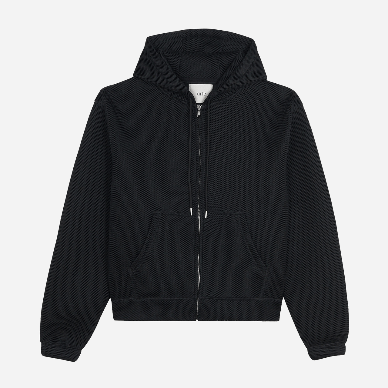 Arte Mesh Hooded Jacket - Black