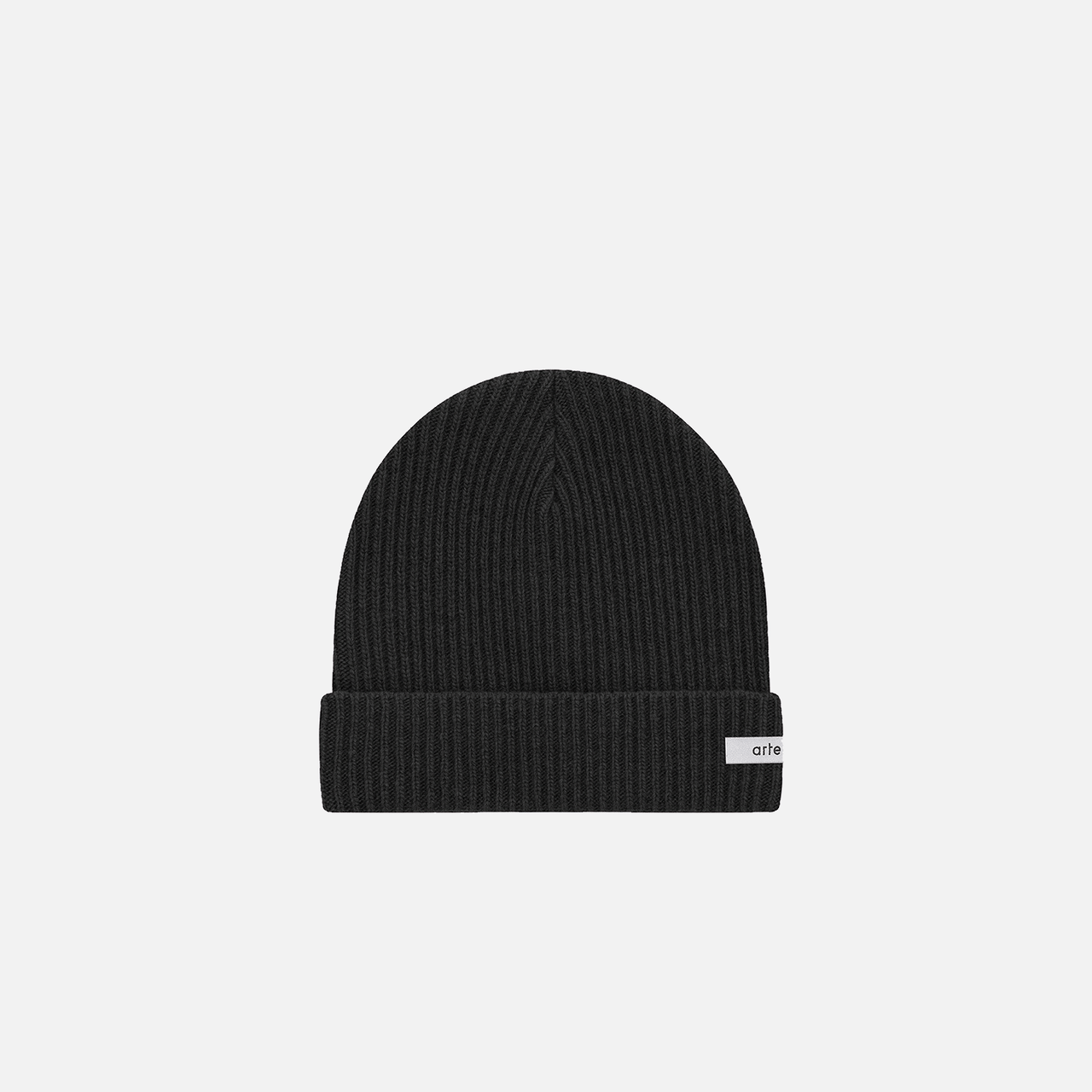 Arte Logo Label Beanie - Black
