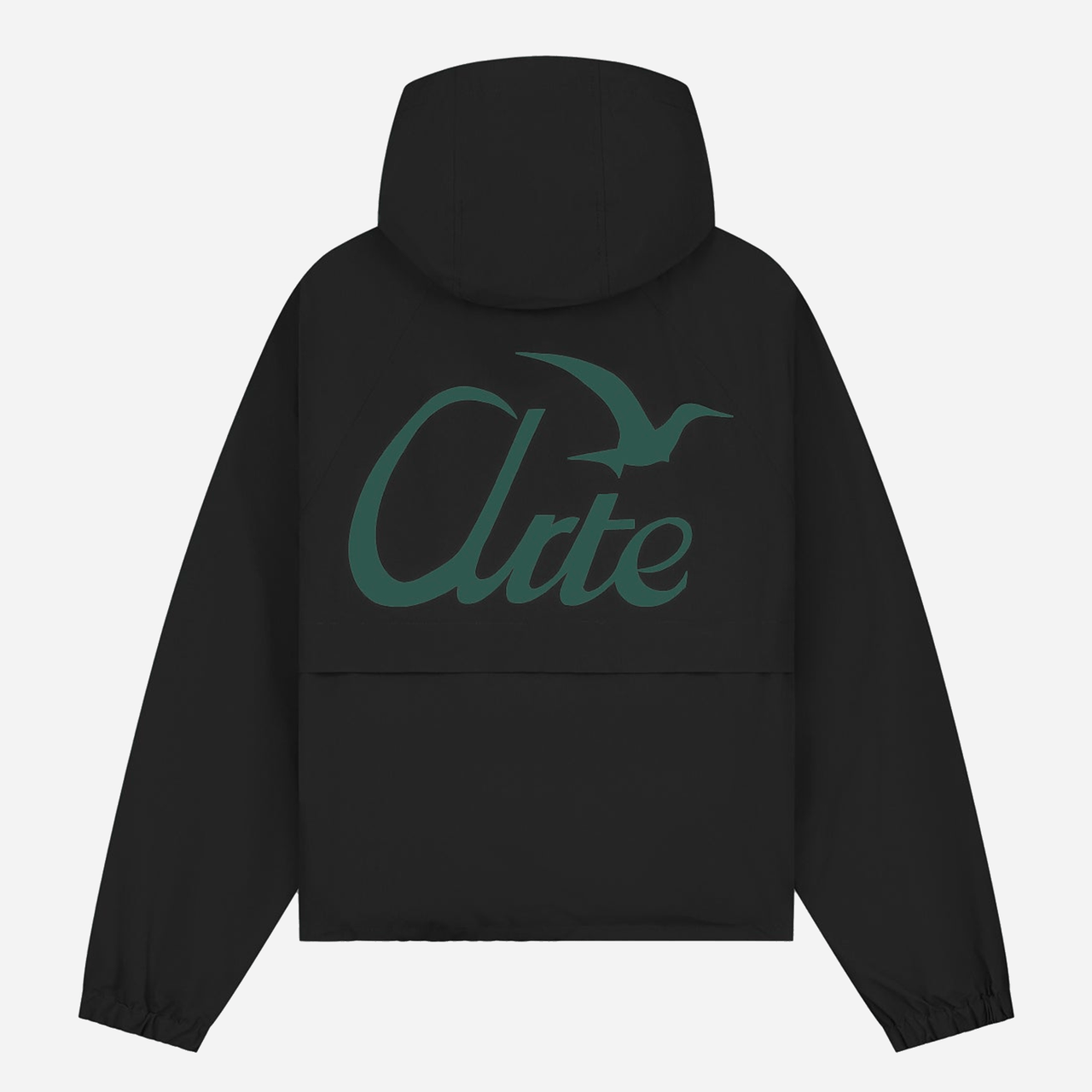 Arte Bird Logo Anorak - Black