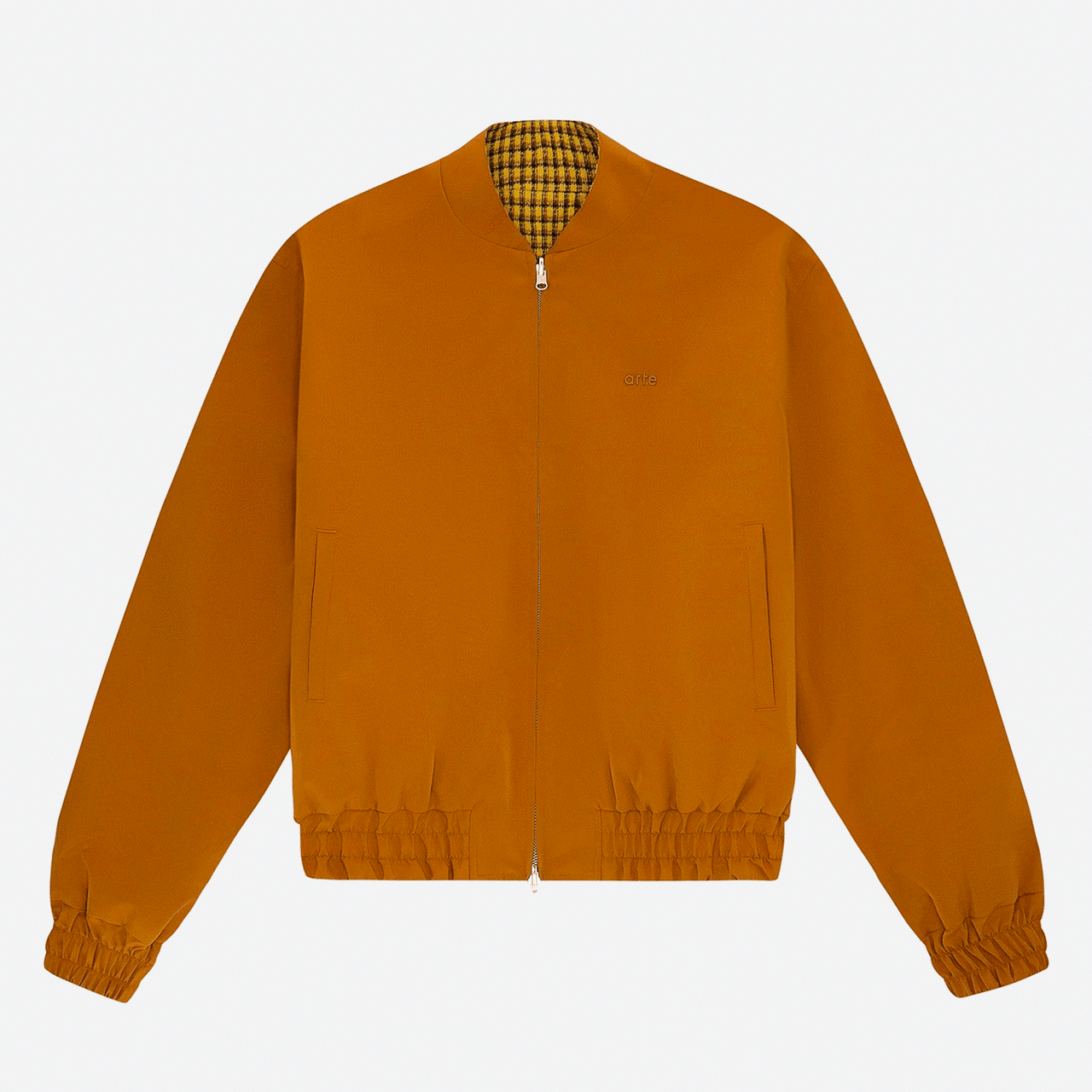 Arte Reversible Nylon Jacket - Brown