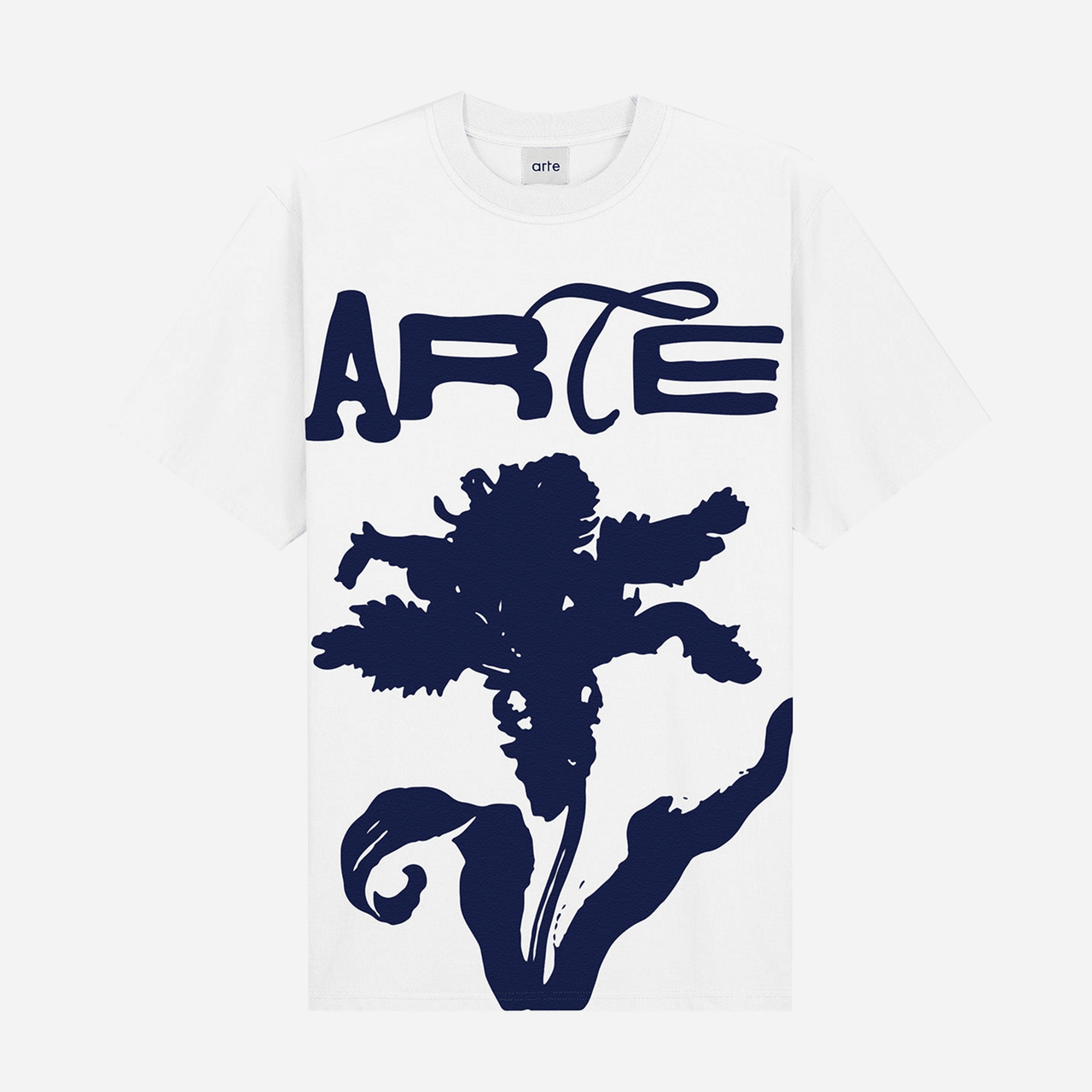 Arte Big Flower T-Shirt - White