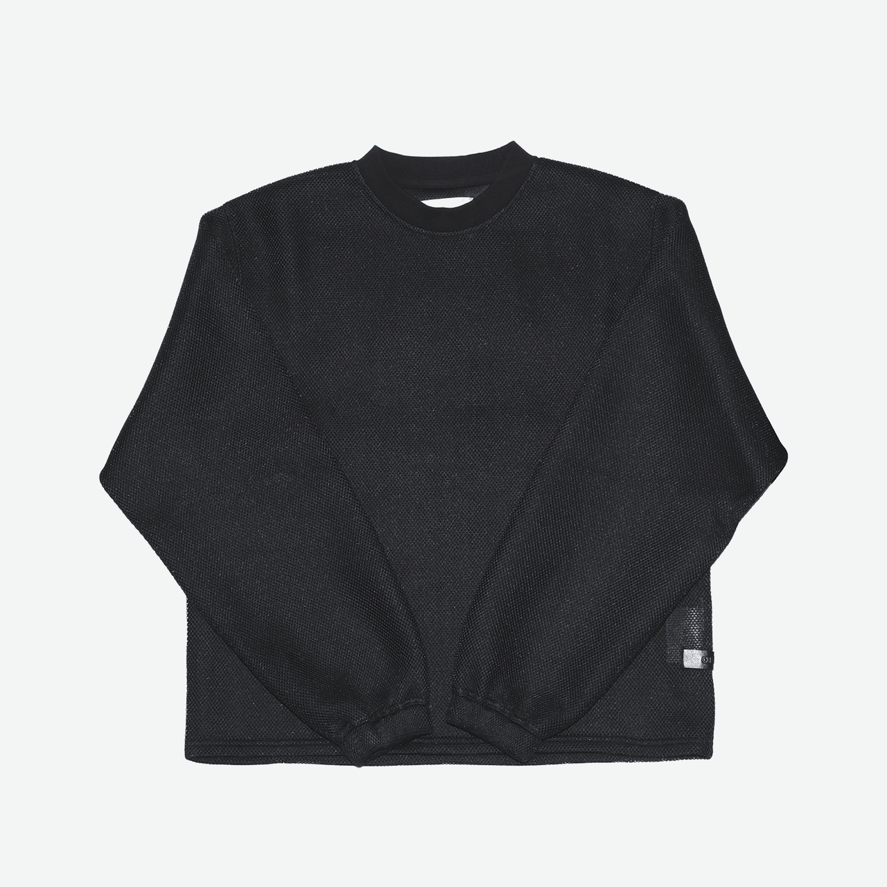 Arte Mesh Crewneck - Black
