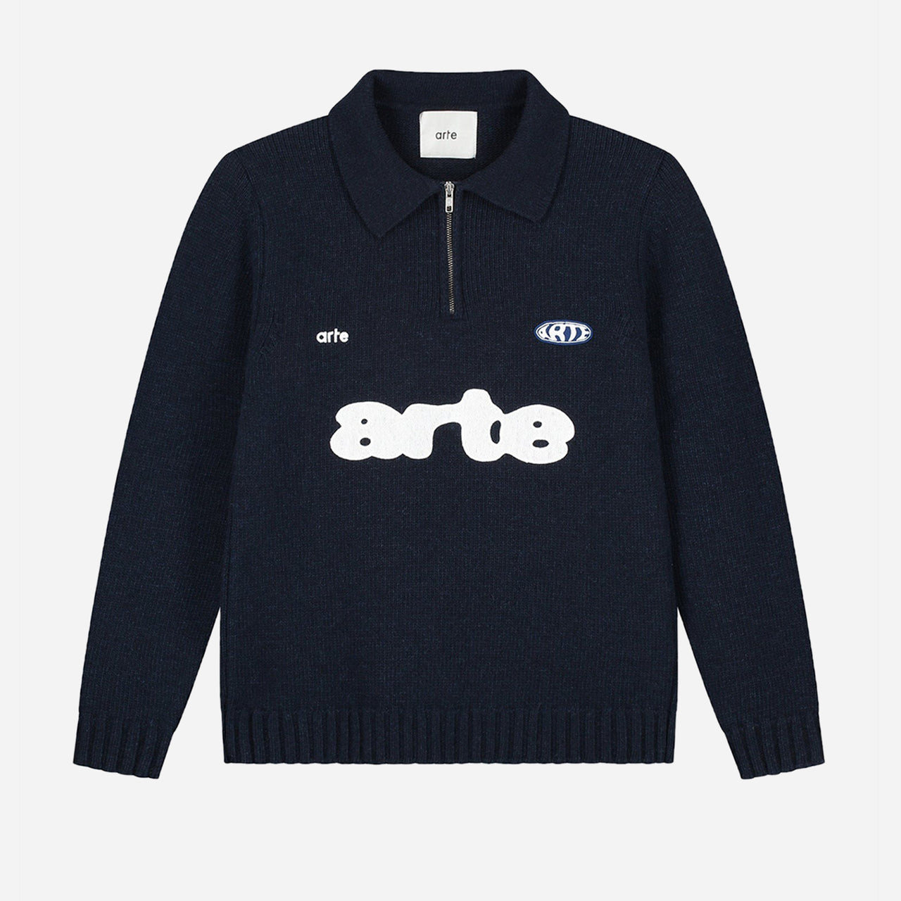Arte Polo Knit - Navy