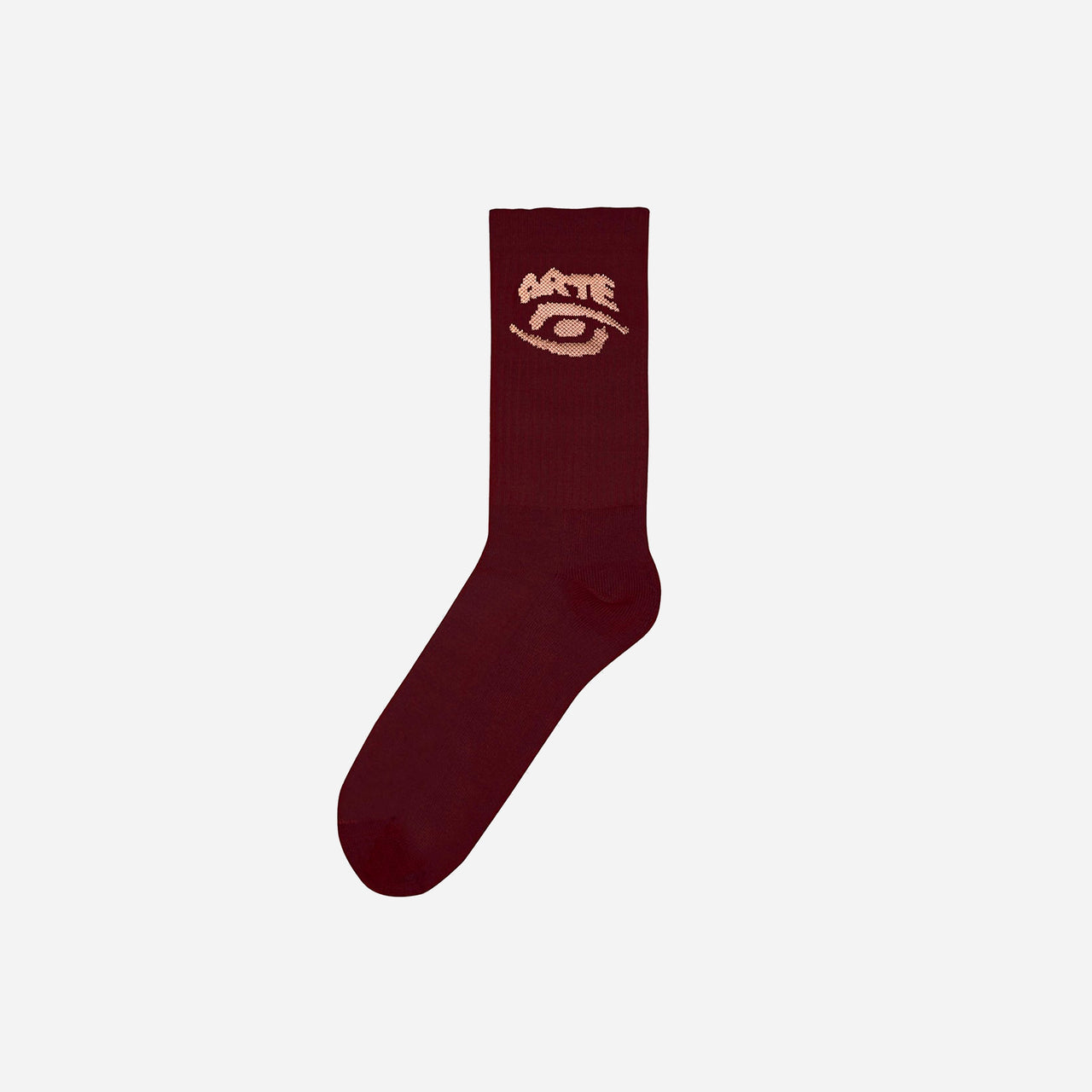 Arte Eye Socks - Bordeaux