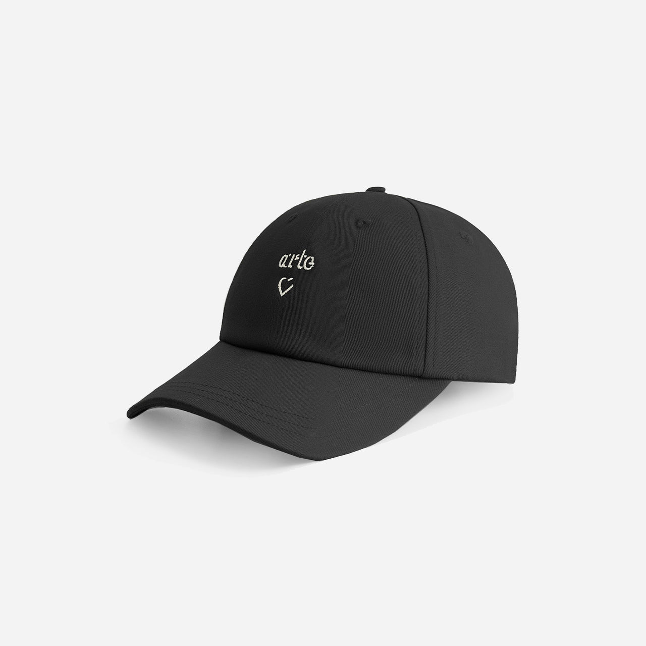 Arte Heart Logo Cap - Black