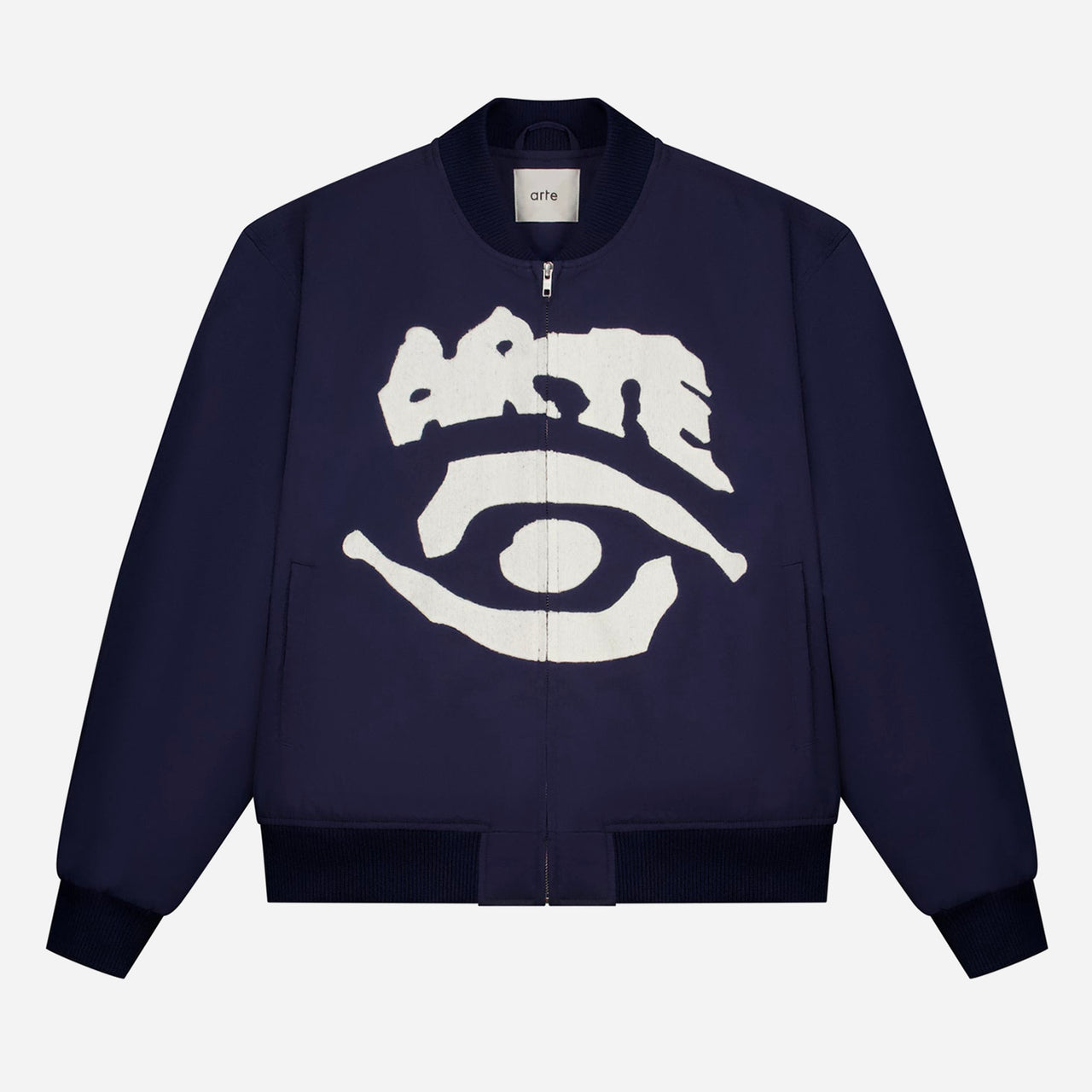 Arte Eye Bomber Jacket - Navy