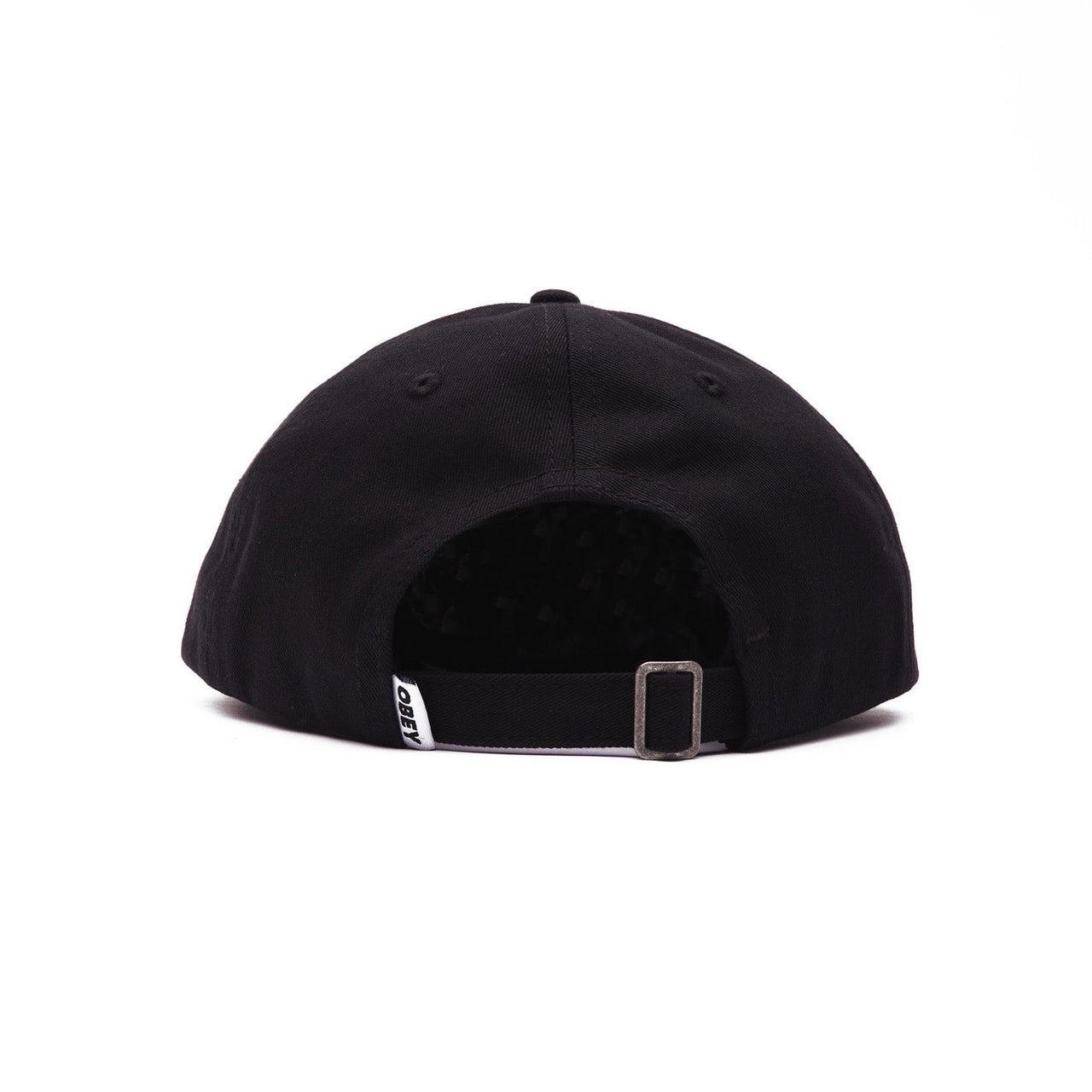 Bold Label Organic 6 Panel Hat - Black