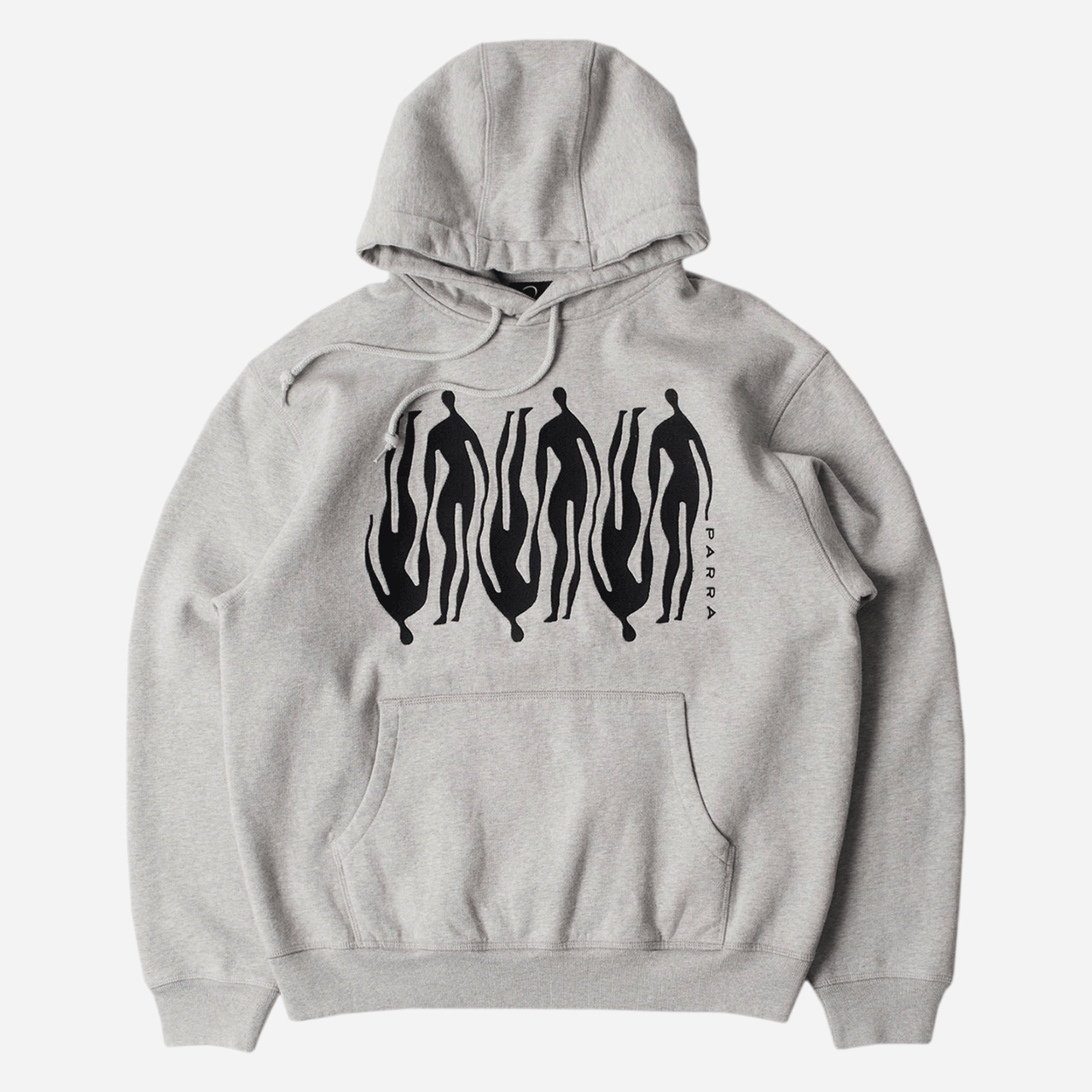 By Parra Connected Guy Hooded Sweatshirt - Heather Grey