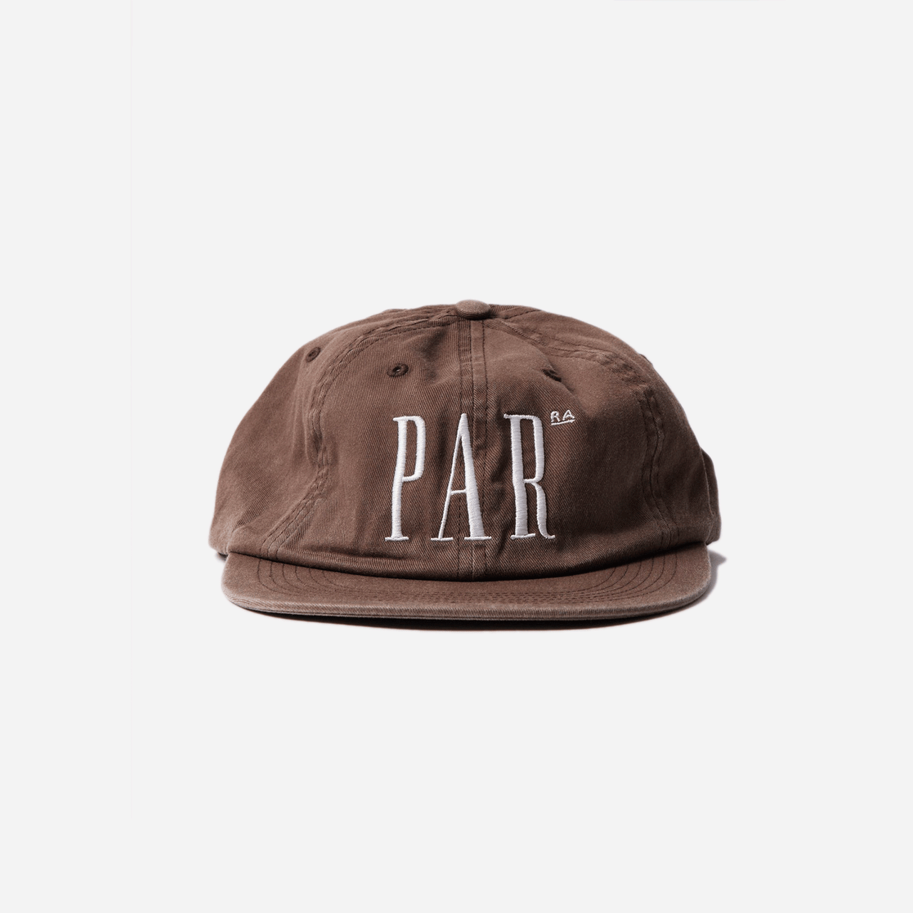 By Parra Store Logo 6 Panel Hat - Brown