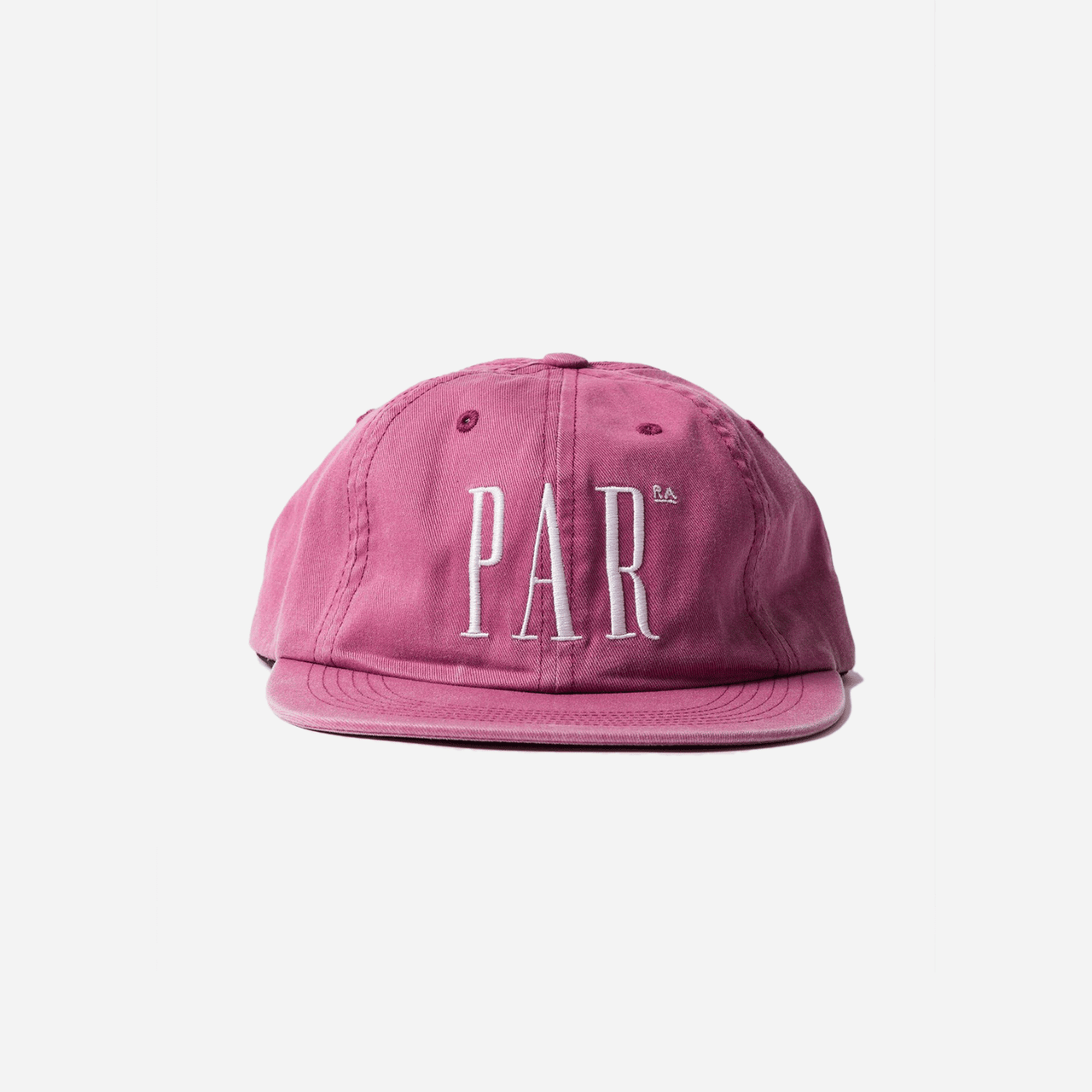 By Parra Store Logo 6 Panel Hat - Berry