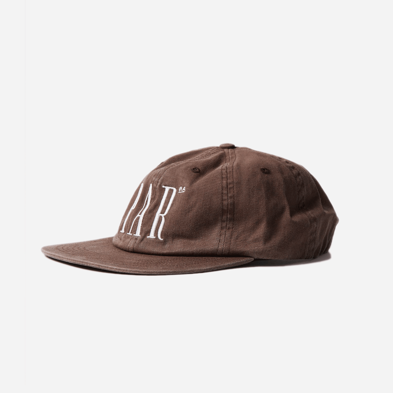 By Parra Store Logo 6 Panel Hat - Brown