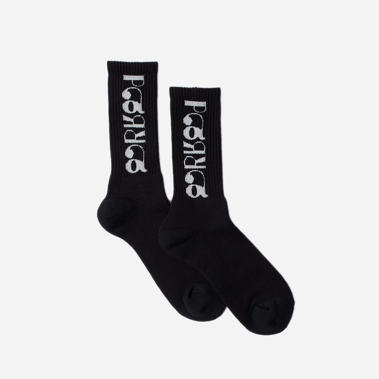 By Parra Tokyo Logo Crew Socks - Black