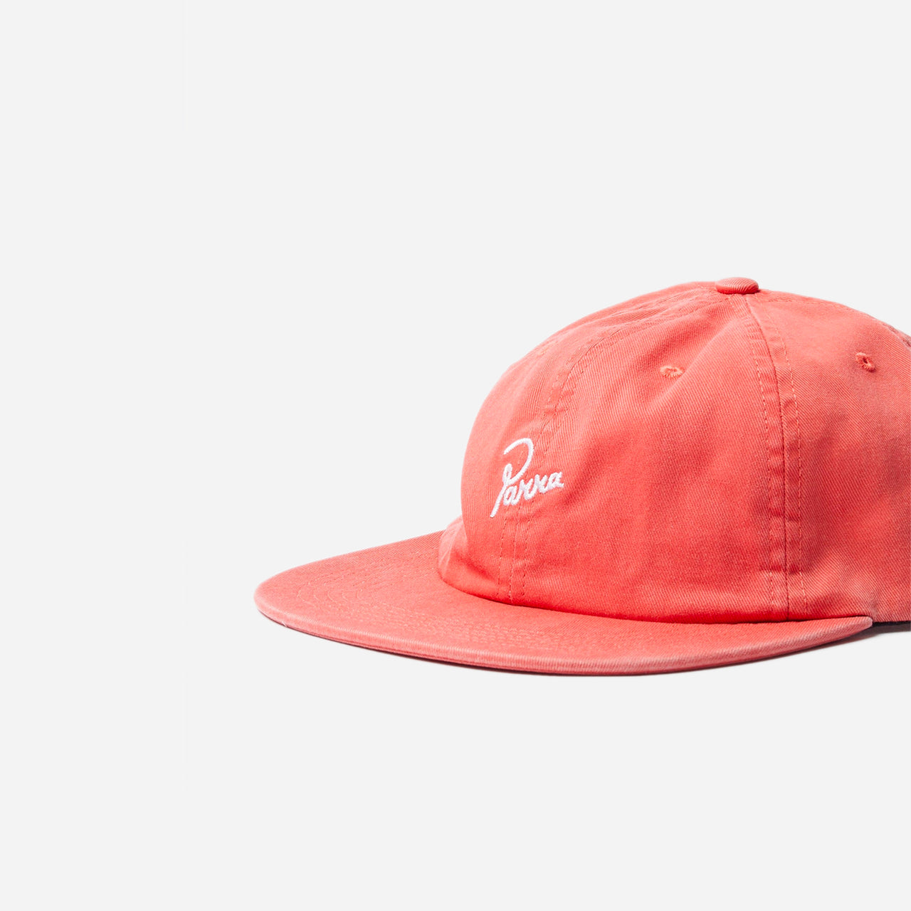 By Parra Signature 6 Panel Hat - Washed Out Red