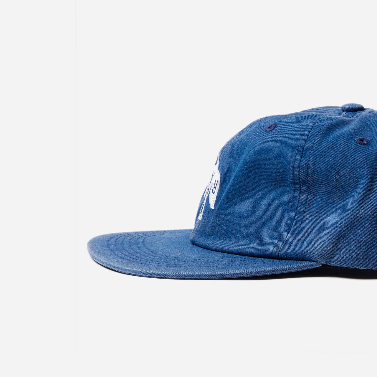 By Parra Crow Logo 6 Panel Hat - Blue