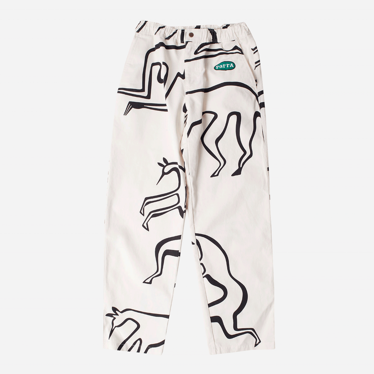 By Parra Yoga Walks Pants - White