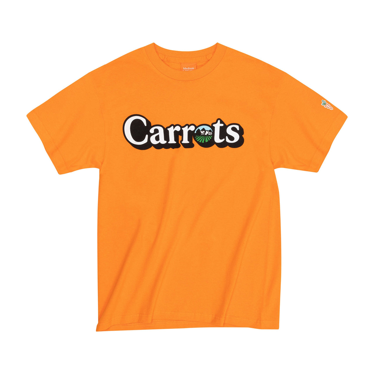 Carrots Wordmark Farms T-Shirt - Orange