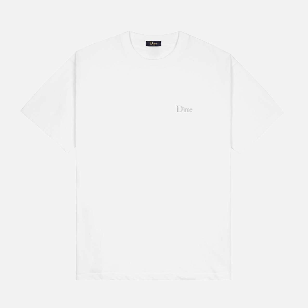Dime Classic Small Logo T-Shirt - White