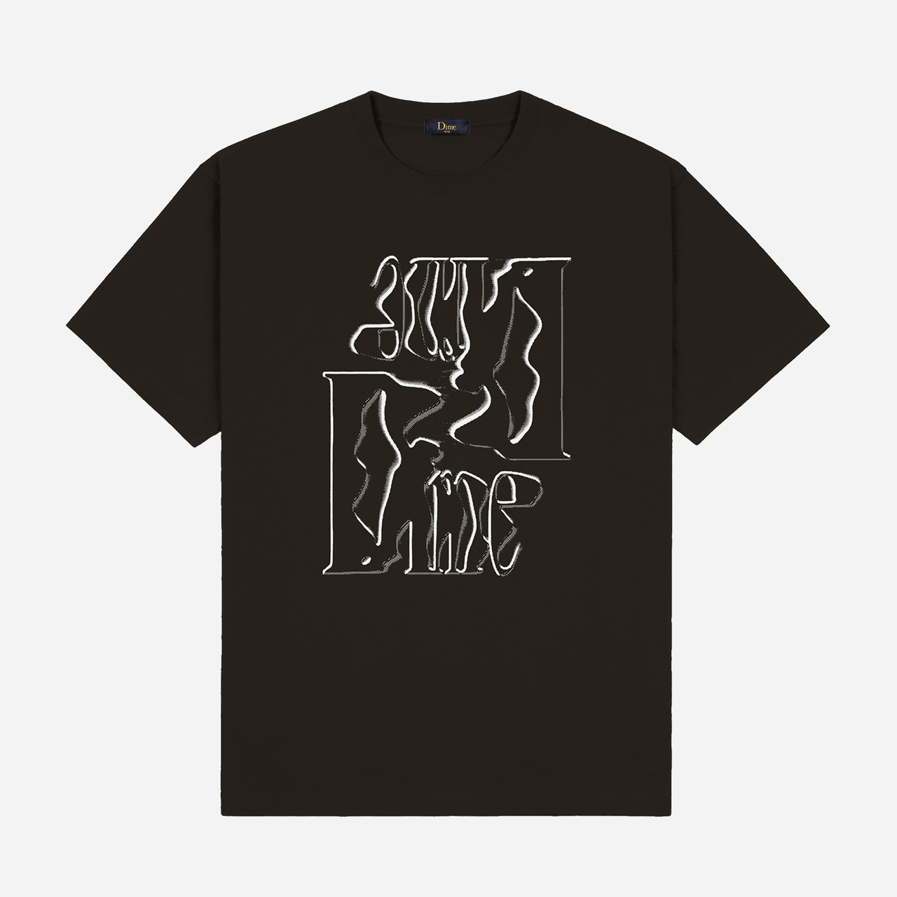 Dime Monogram T-Shirt - Vintage Black