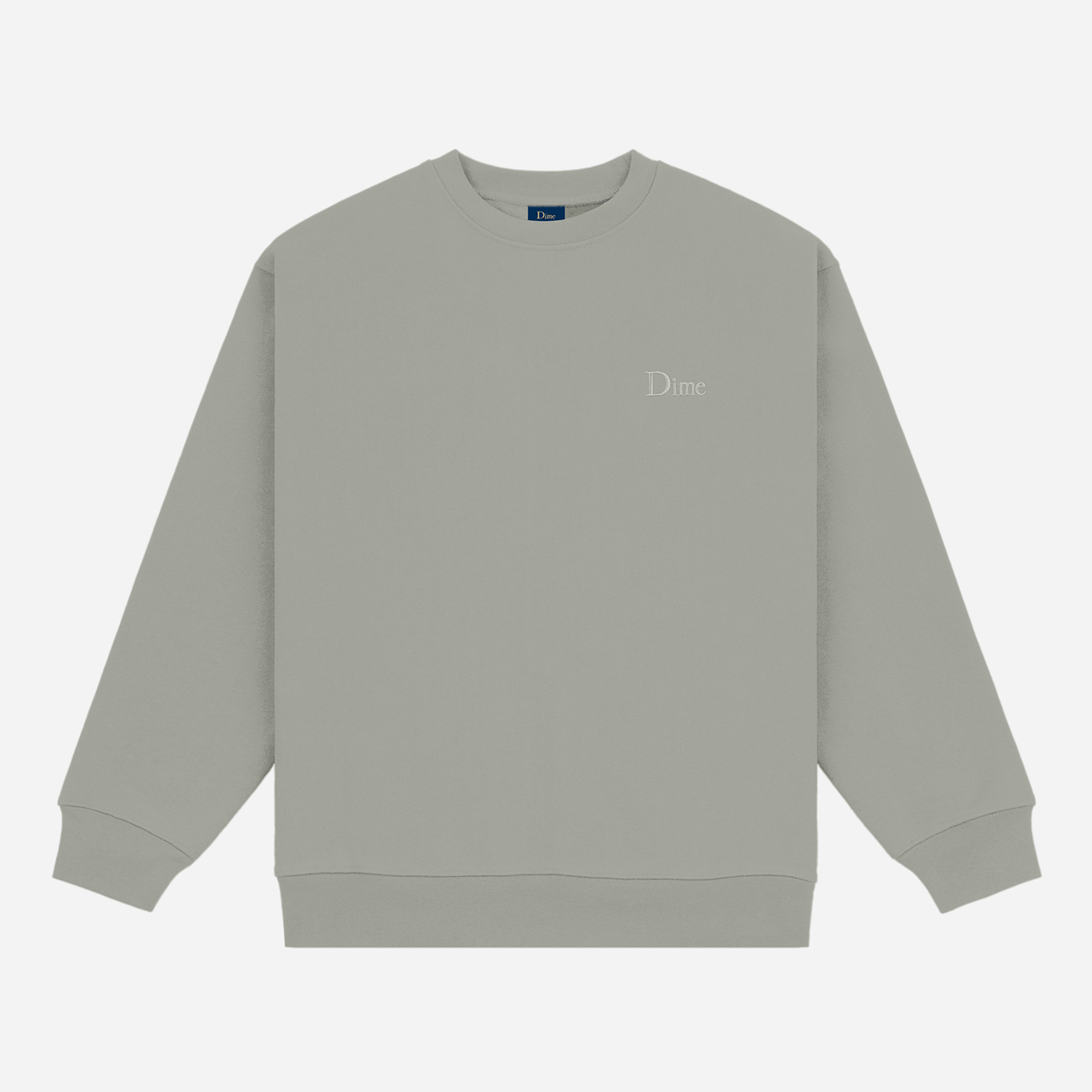 Dime Classic Small Logo Crewneck - Gravel