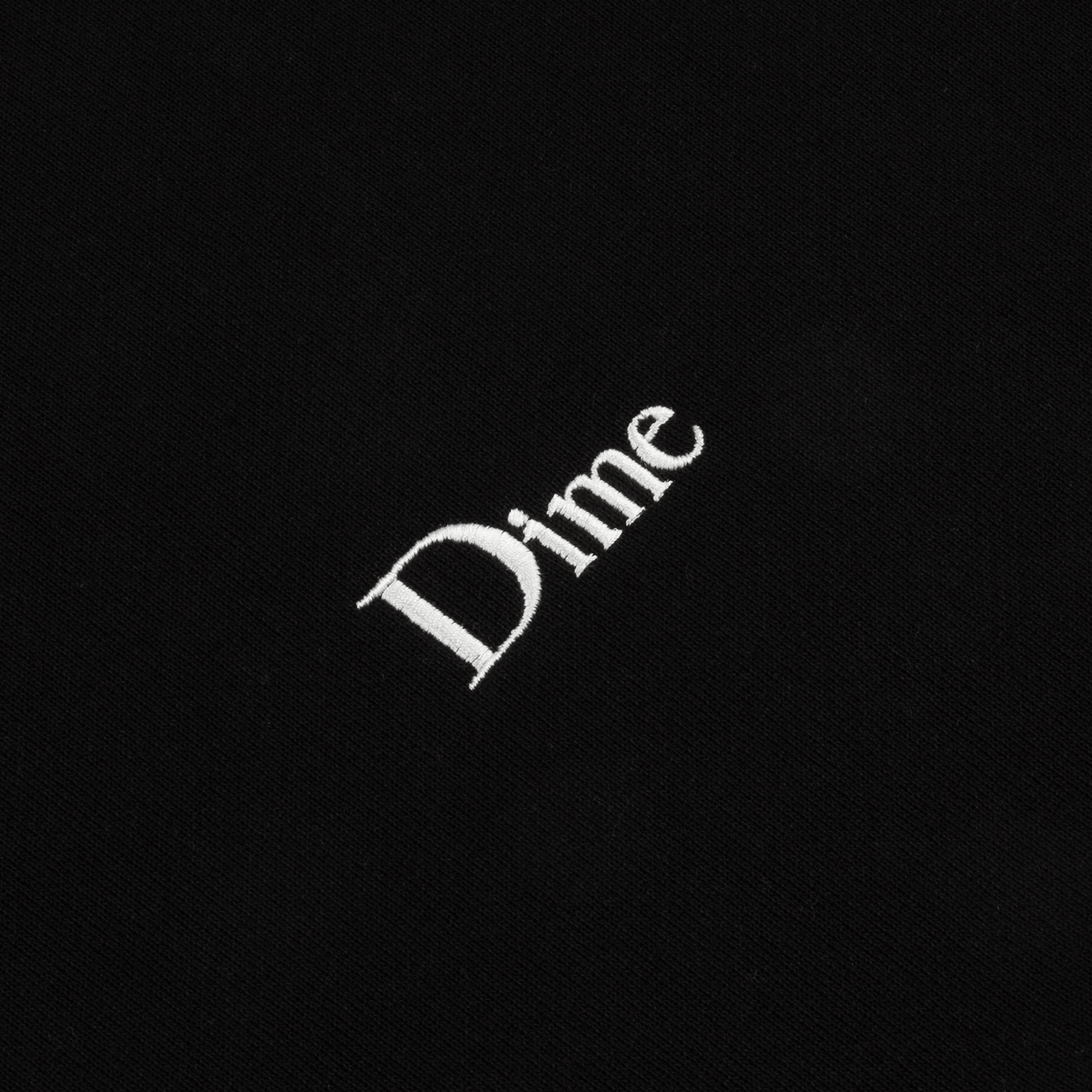 Dime Classic Small Logo Crewneck - Black
