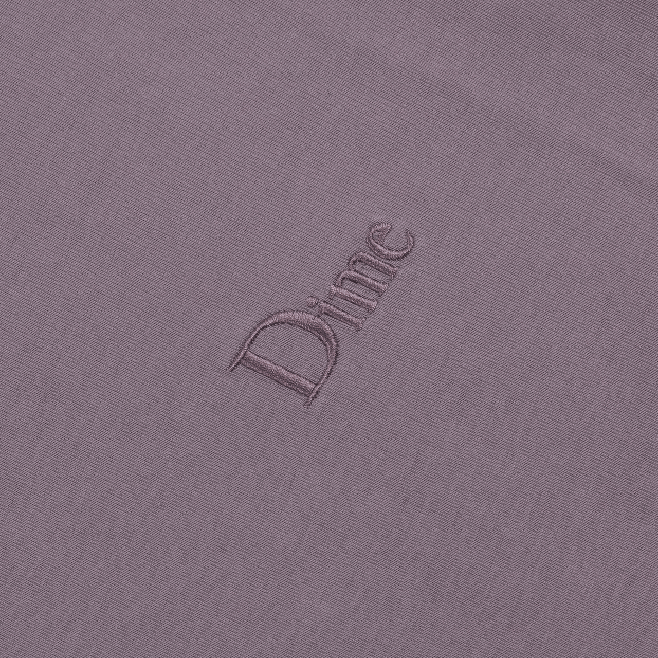Dime Classic Small Logo Hoodie - Plum Gray