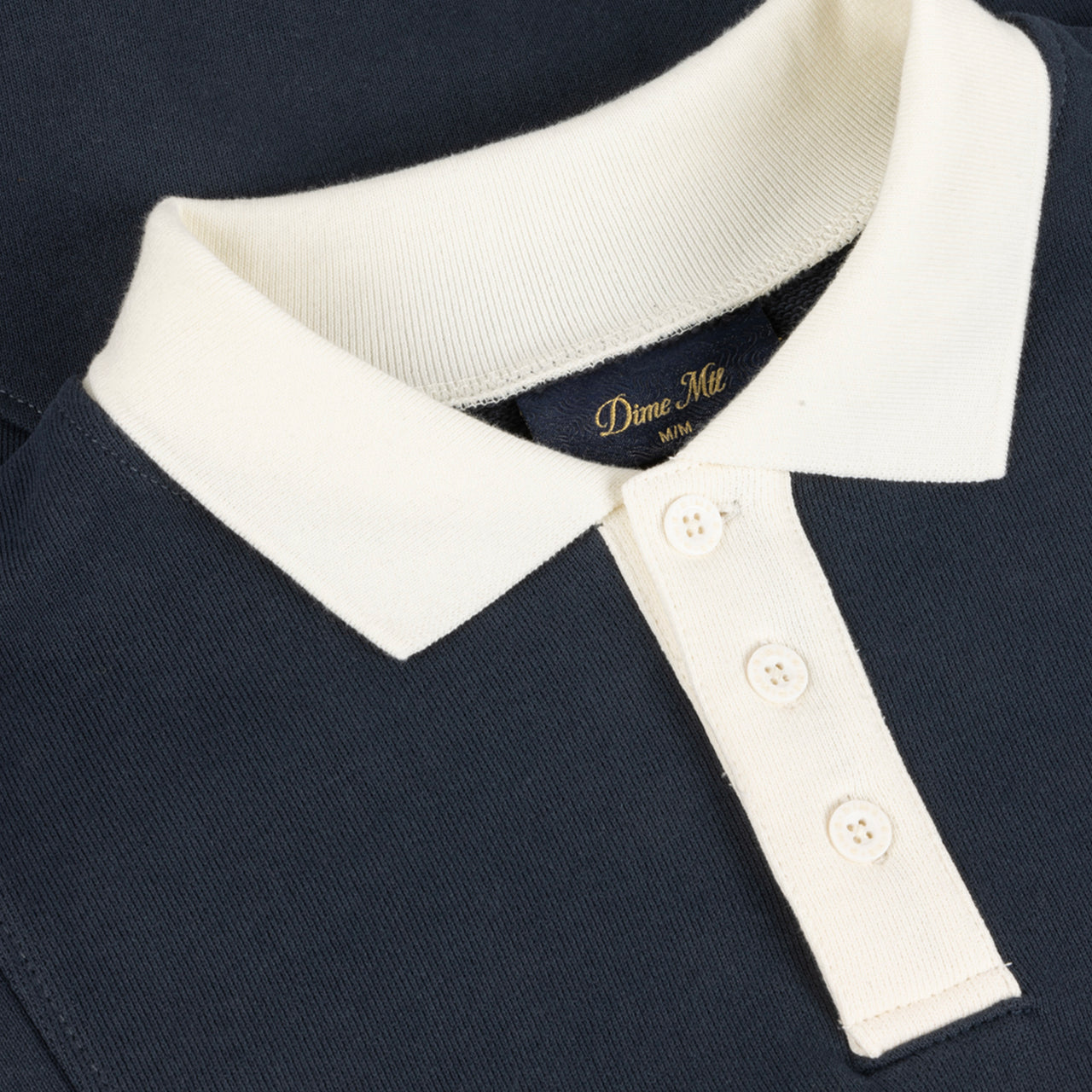 Dime French Terry Rugby - Navy
