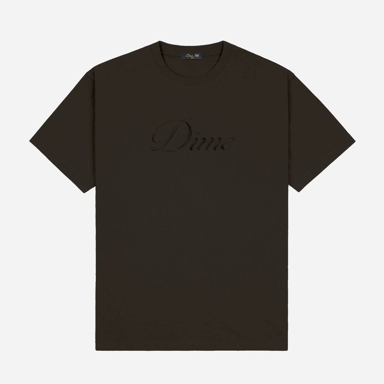 Dime Cursive T-Shirt - Vintage Black