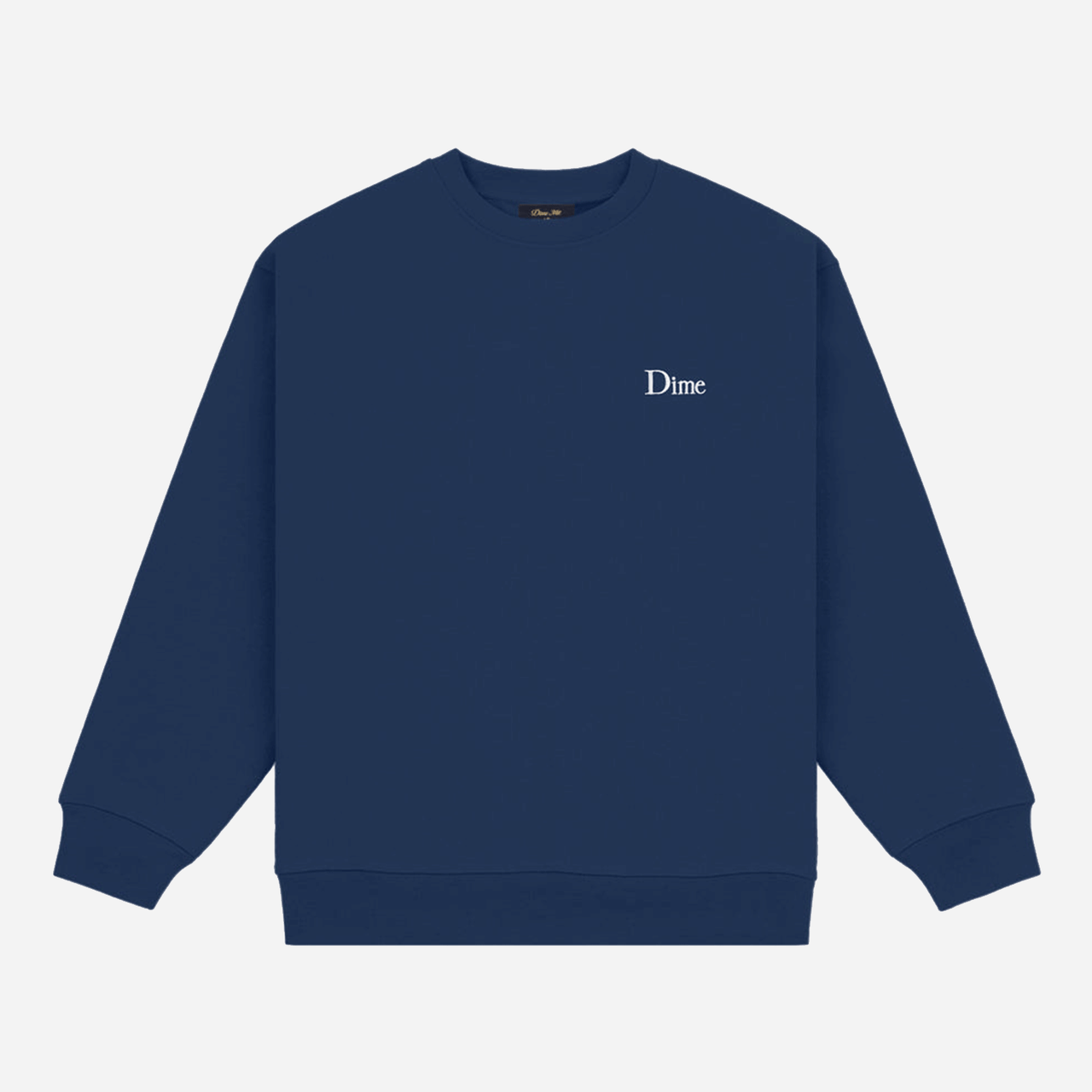Dime Small Logo Crewneck - Navy