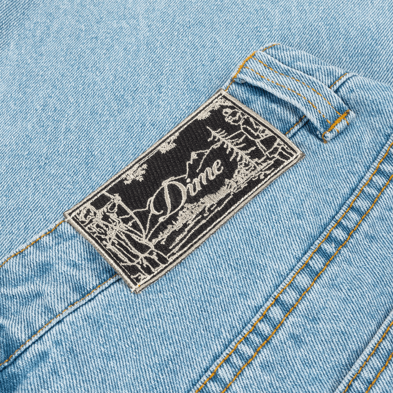 Dime Classic Baggy Denim Pants - Blue Washed