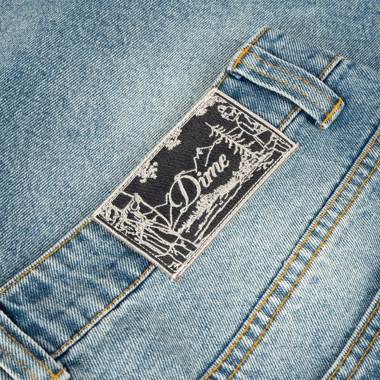 Dime Classic Denim Shorts - Sandblasted Indigo
