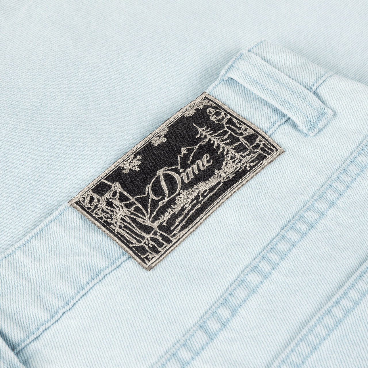 Dime Classic Denim Shorts - Faded Blue