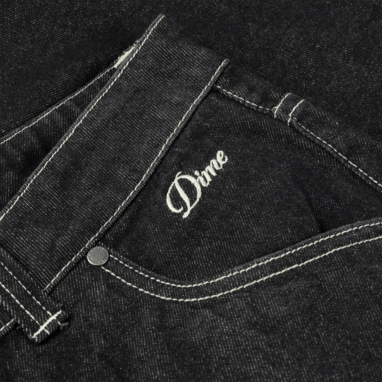 Dime Classic Denim Shorts - Black Washed