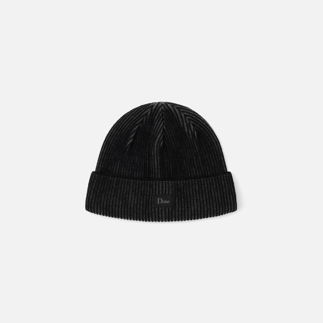 Dime Classic Rib Beanie - Black / Charcoal
