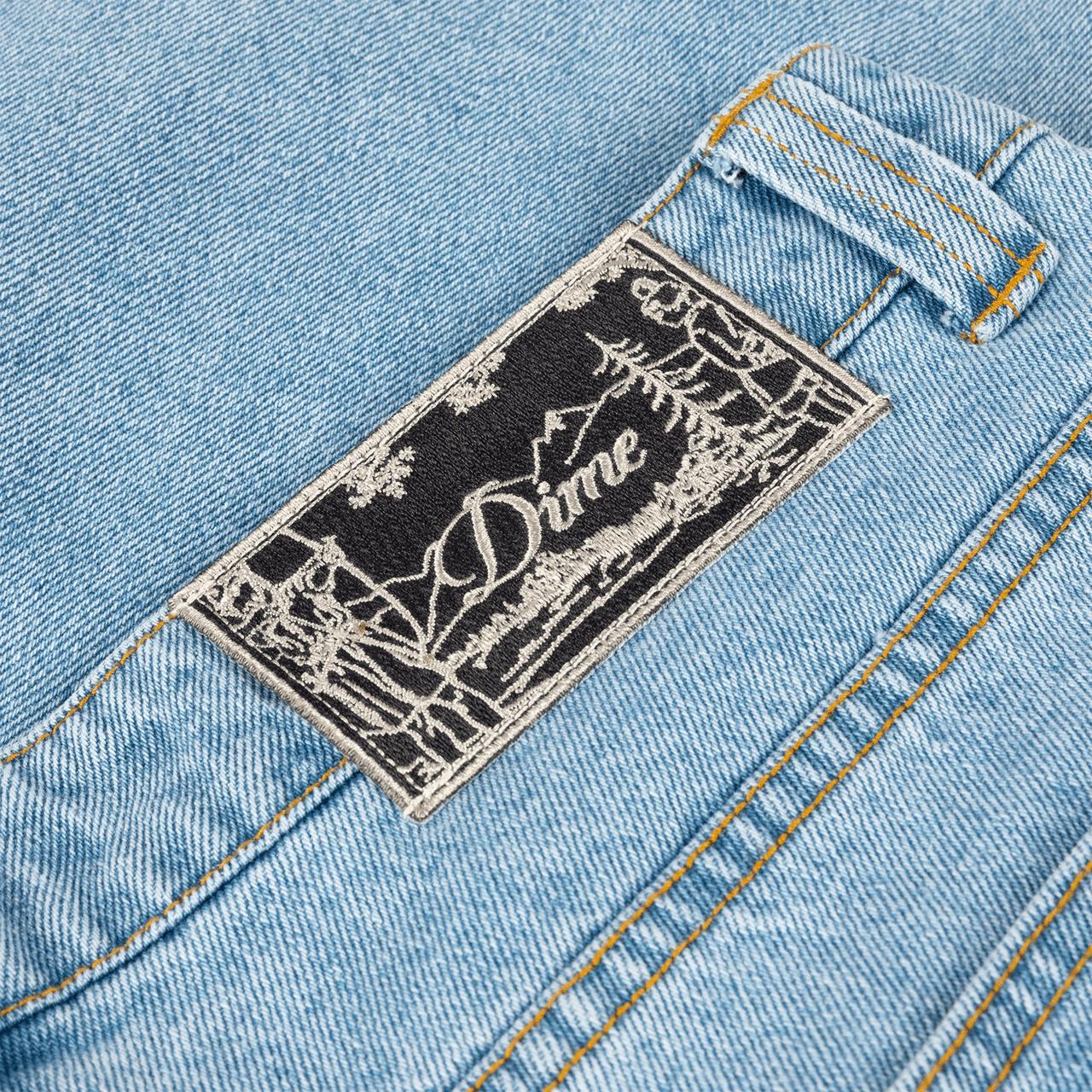 Dime Carpenter Denim Shorts - Blue Washed