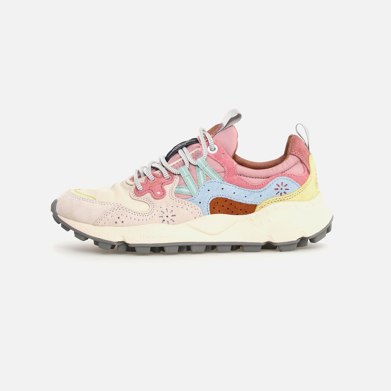 Flower Mountain Woman Yamano 3 Suede / Nylon - Light Brown / Beige