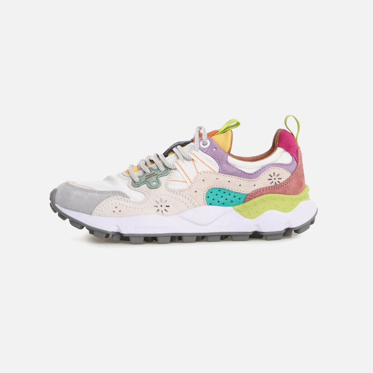 Flower Mountain Woman Yamano 3 Suede / Nylon - Light Lilac / White