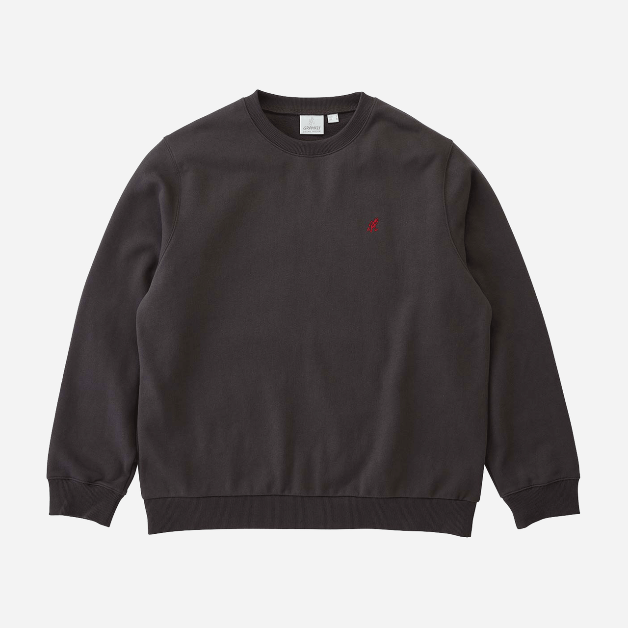 Gramicci One Point Crew Sweatshirt - Deep Brown