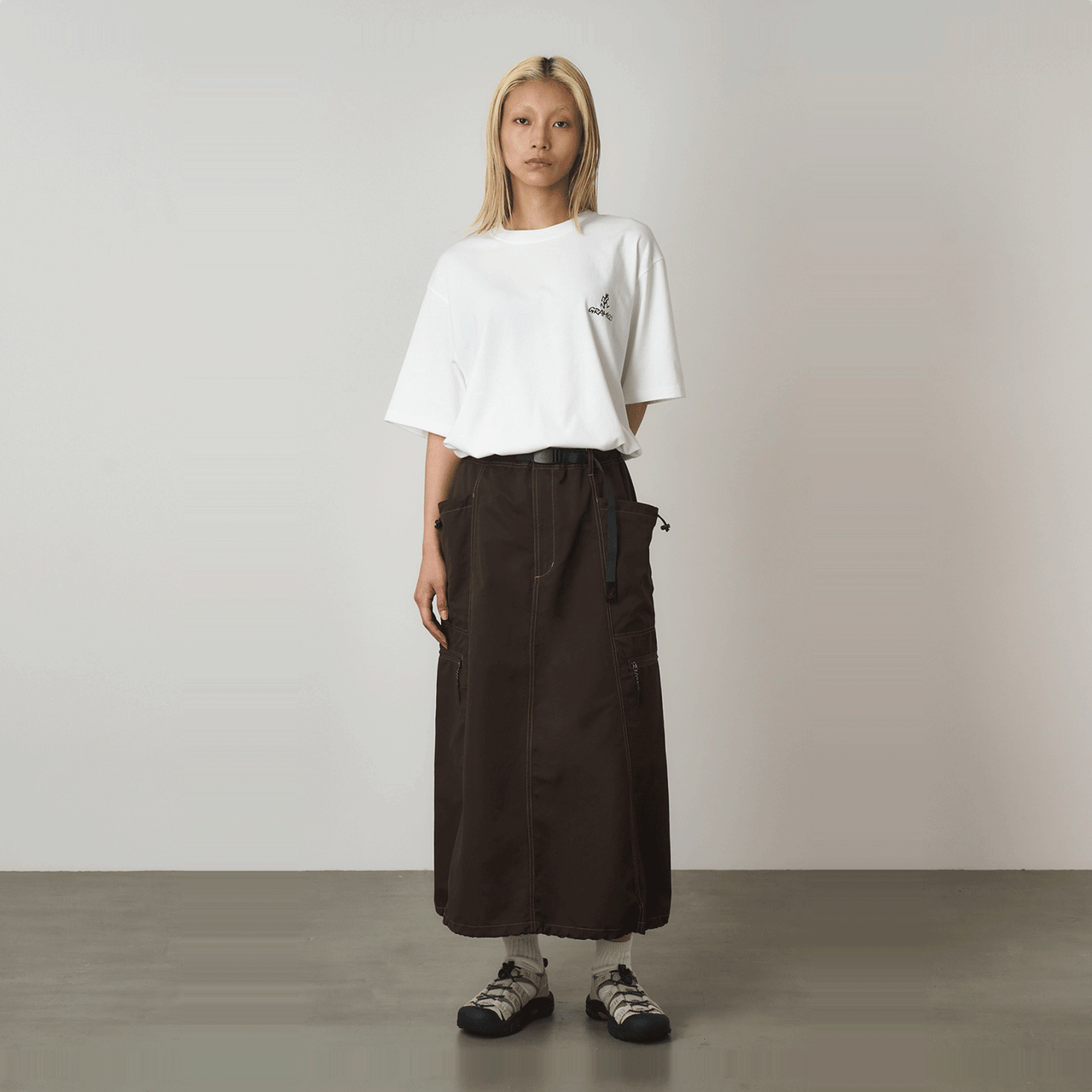 Gramicci One Point Logo T-Shirt - White