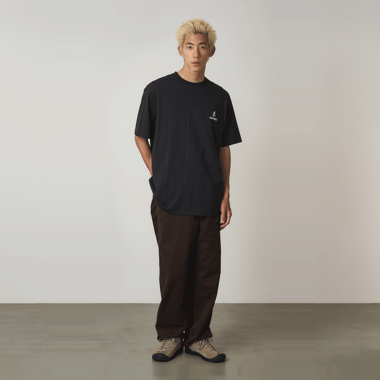 Gramicci One Point Logo T-Shirt - Black