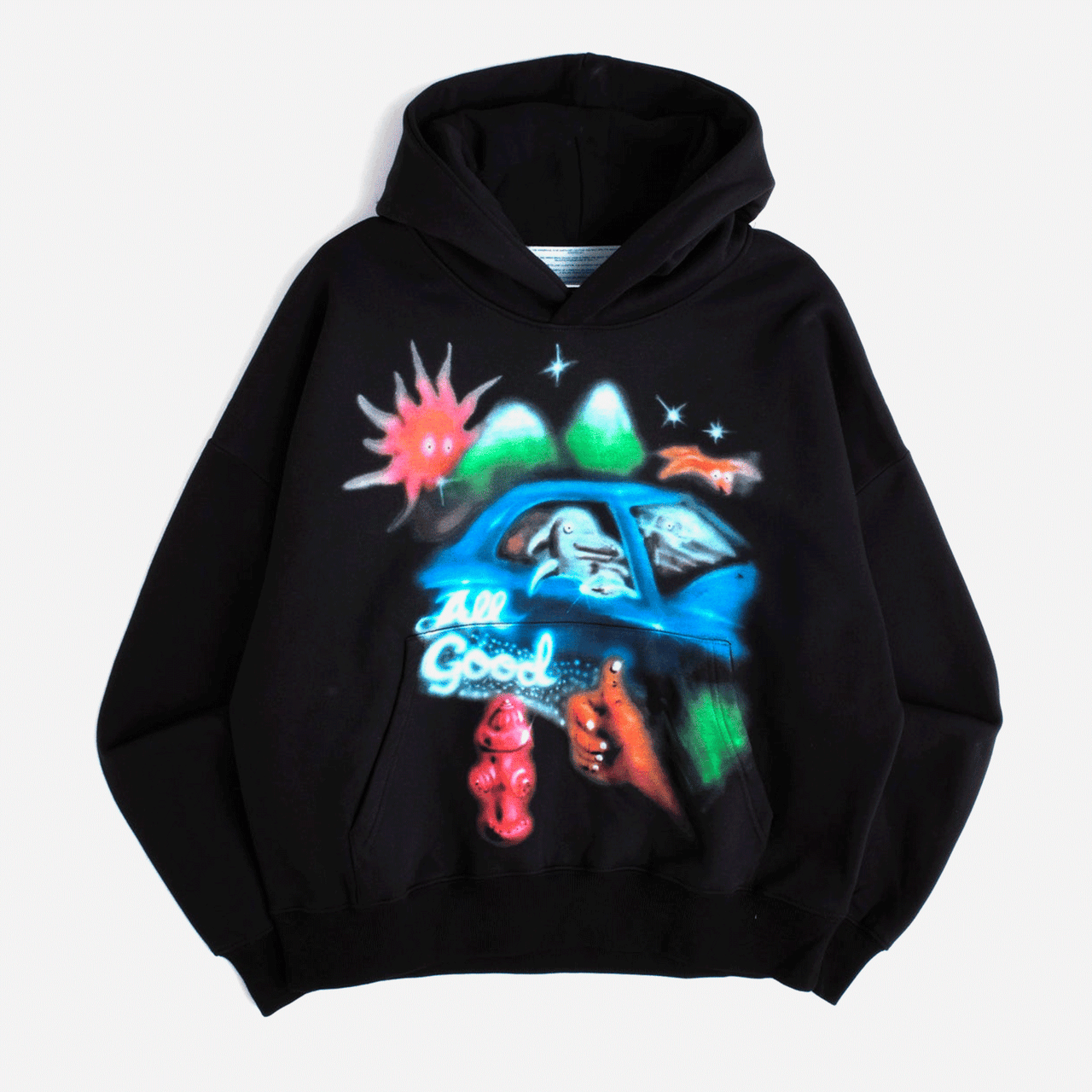 Jungles Jungles All Good Airbrush Hoodie
